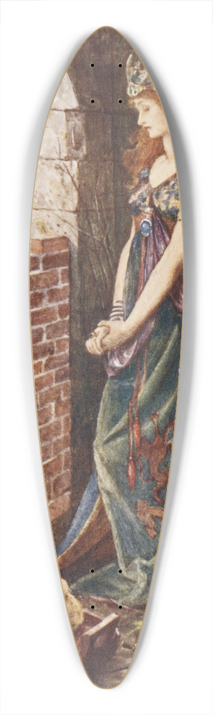Henry Justice Ford - The princess imprisoned in the summerhouse 39.3 inch art pintail longboard deck
