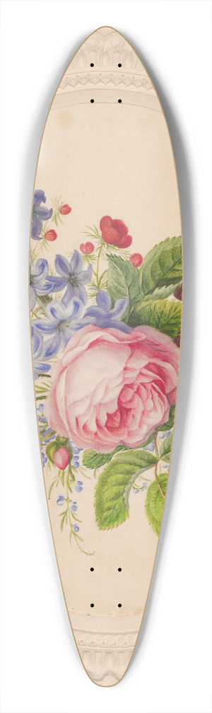 Henryka Beyer - Posy 39.3 inch art pintail longboard deck