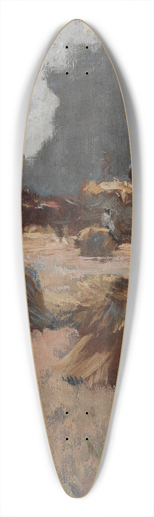 Henry Keller - Harvest Time 39.3 inch art pintail longboard deck