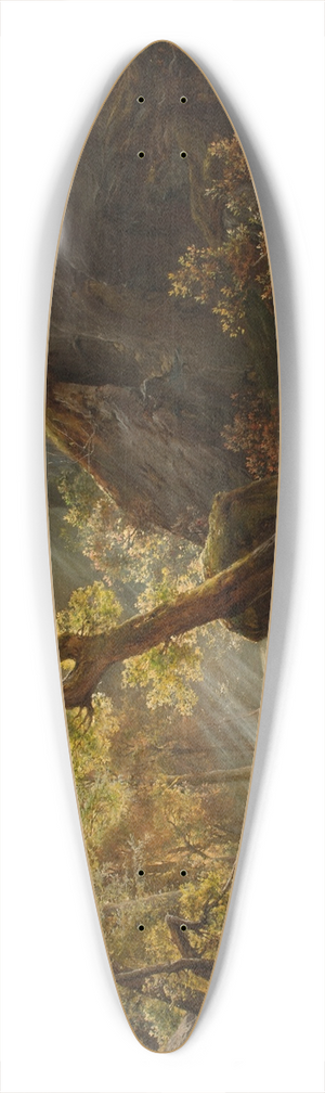 Henryk Grabiski - Rocks Panieskie Rocks 39.3 inch art pintail longboard deck
