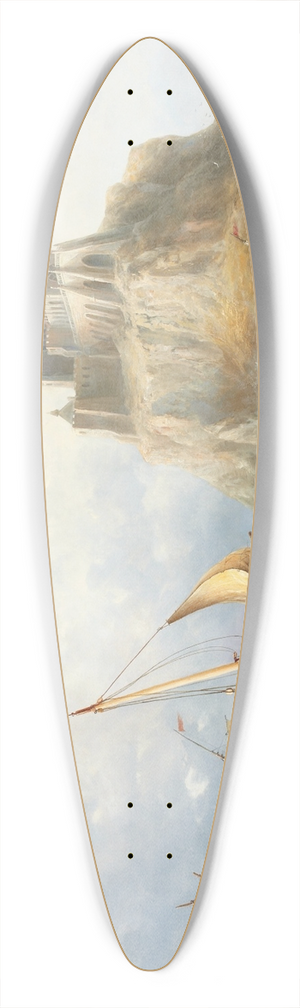 Henry King Taylor - St. Michaels Mount, Cornwall 39.3 inch art pintail longboard deck Henry King Taylor - St. Michaels Mount, Cornwall 39.3 inch art pintail longboard deck