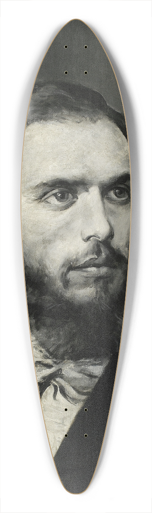 Henryk Pitkowski - Portrait of Maksymilian Gierymski 39.3 inch art pintail longboard deck