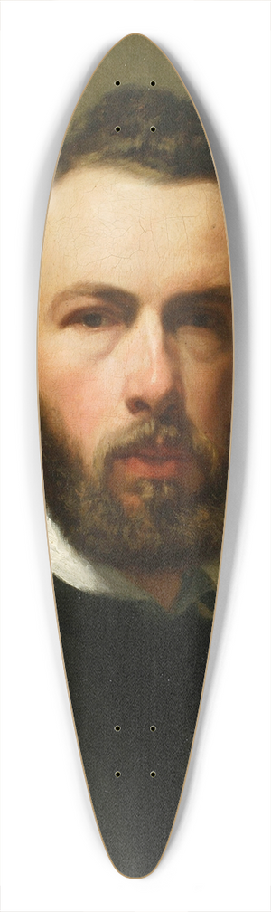 Henryk Rodakowski - Self-portrait 39.3 inch art pintail longboard deck