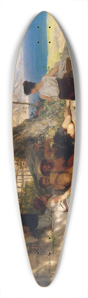 Henryk Siemiradzki - At the spring well 39.3 inch art pintail longboard deck