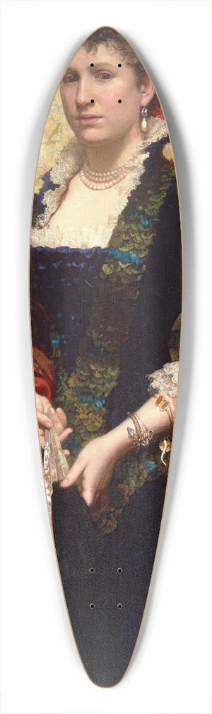 Henryk Siemiradzki - Princess Marie Lubomirska 39.3 inch art pintail longboard deck
