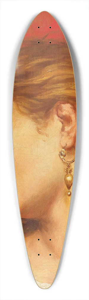 Henryk Siemiradzki - Study for the painting Phryne at the Festival of Poseidon in Eleusis 39.3 inch art pintail longboard deck