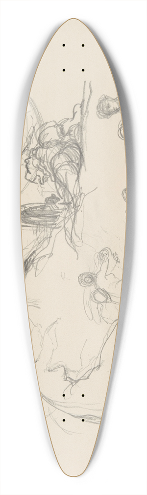 Henryk Siemiradzki - szkice do plafonu Jutrzenka w paacu J. Neczajewa-Malcewa w Petersburgu, m.in. rozwizania caoci malowida, grupy postaci z Tyche powocej rydwanem, Jutrzenki z pochodni 39.3 inch art pintail longboard deck