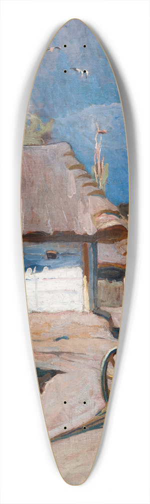 Henryk Szczygliski - Country Road 39.3 inch art pintail longboard deck
