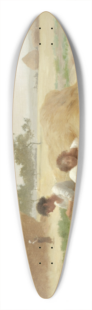 Henry Lerolle - Les moissonneuses 39.3 inch art pintail longboard deck