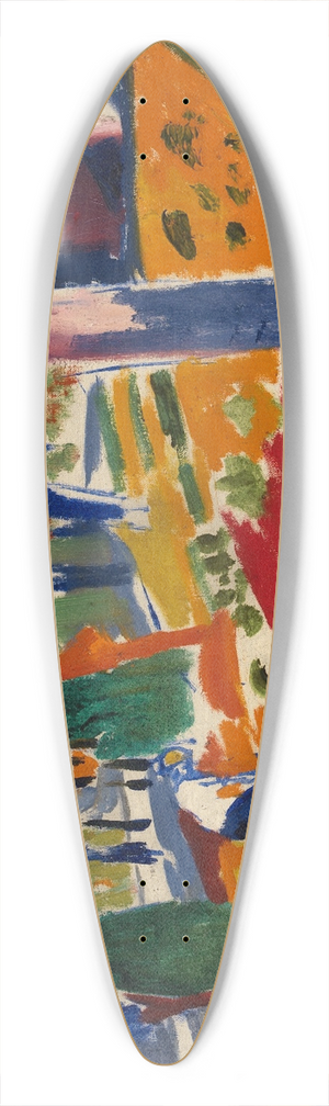 Henry Lyman Saen - Garden 39.3 inch art pintail longboard deck