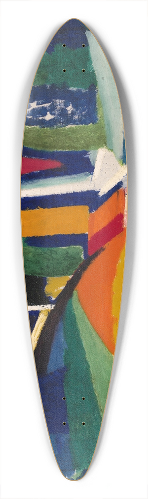 Henry Lyman Saen - Scheherazade 39.3 inch art pintail longboard deck