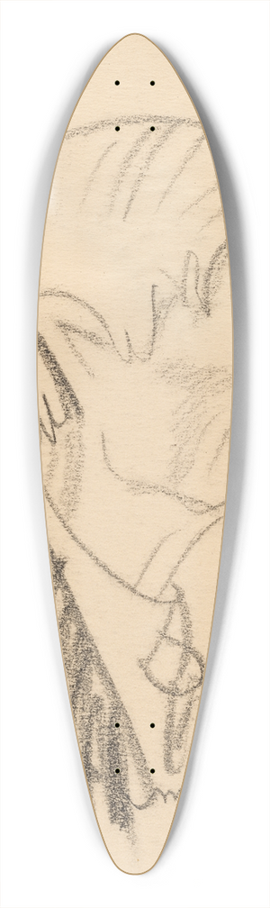 Henry Major - John Davison Rockefeller, Sr. 39.3 inch art pintail longboard deck