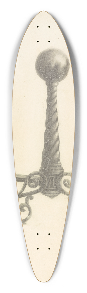 Henry Meyers - Andirons 39.3 inch art pintail longboard deck