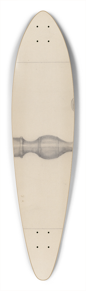 Henry Meyers - Candlestick 39.3 inch art pintail longboard deck