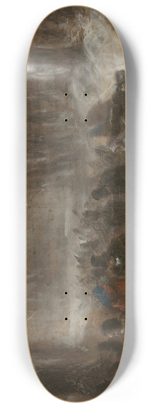 Adolph von Menzel - Schlittschuhlufer 8.25 inch art skate deck