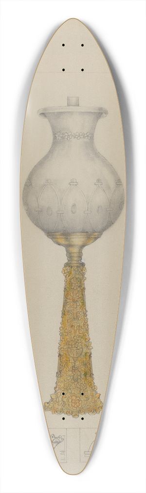 Henry Meyers - Metal Base Lamp 39.3 inch art pintail longboard deck