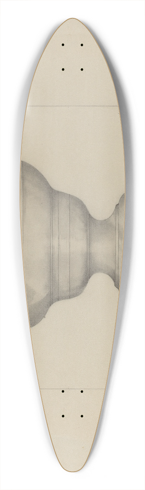 Henry Meyers - Pewter Bowl 39.3 inch art pintail longboard deck