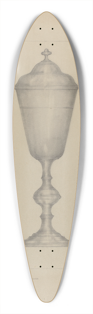Henry Meyers - Pewter Chalice 39.3 inch art pintail longboard deck