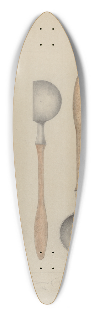 Henry Meyers - Pewter Ladle 39.3 inch art pintail longboard deck
