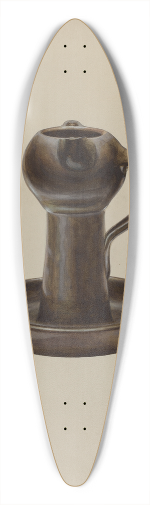 Henry Moran - Two Wick Lamp 39.3 inch art pintail longboard deck