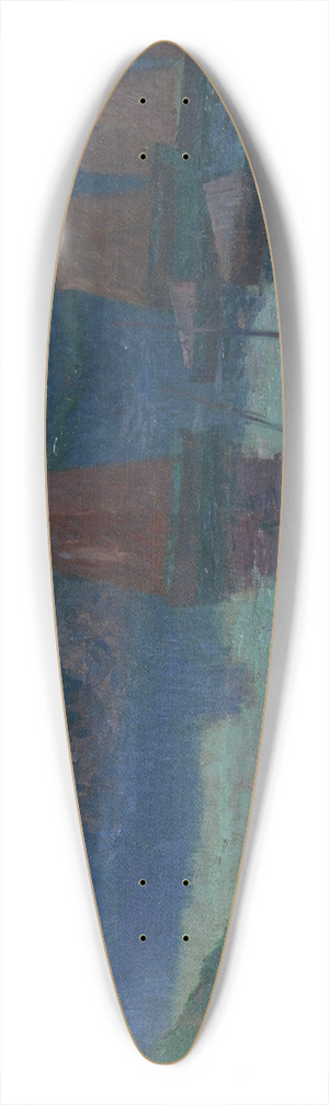 Henry Moret - Bateaux De Pche En Bretagne 39.3 inch art pintail longboard deck