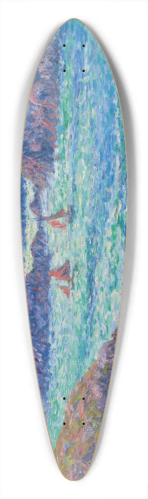 Henry Moret - LAnse des Pilotes, Ouessant 39.3 inch art pintail longboard deck