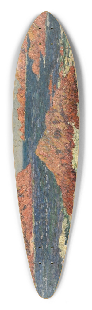Henry Moret - LIle de Kerellec (Ouessant) 39.3 inch art pintail longboard deck