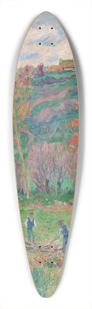Henry Moret - Paysage dhiver vers Pont-Aven 39.3 inch art pintail longboard deck