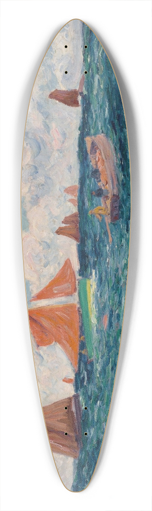 Henry Moret - Pcheurs au large 39.3 inch art pintail longboard deck