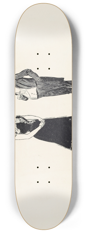 Charles Dana Gibson - He; Yes dearest, i have loved before we met. 8.25 inch art skate deck