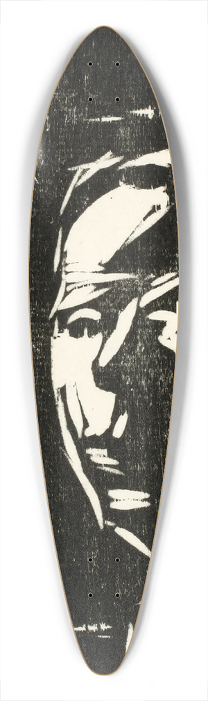 Henry Nielsen - Mandsportrt 39.3 inch art pintail longboard deck