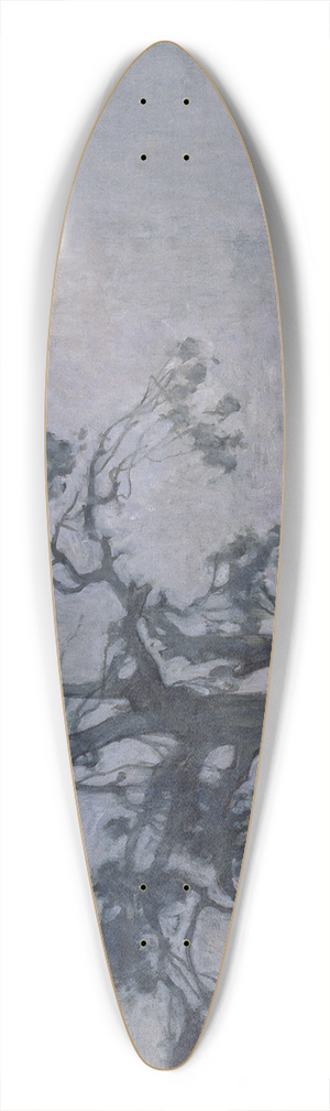 Henry Ossawa Tanner - Abrahams Oak 39.3 inch art pintail longboard deck