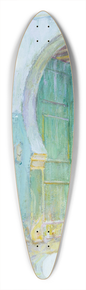 Henry Ossawa Tanner - Gateway, Tangier 39.3 inch art pintail longboard deck