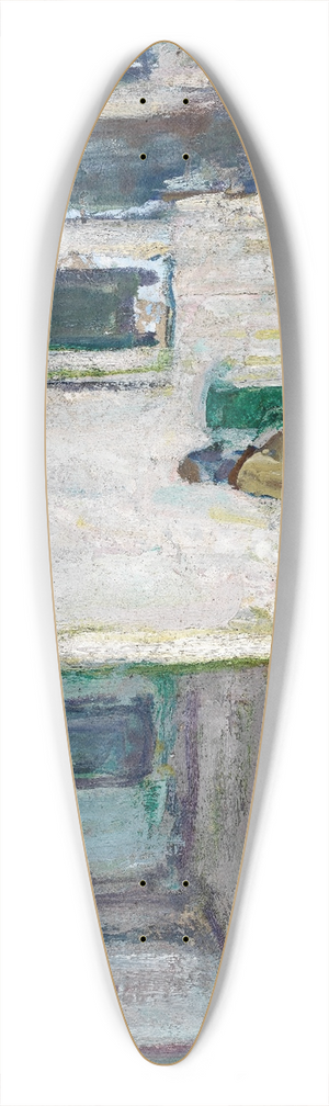 Henry Ossawa Tanner - Street Scene, Tangier (Man Leading Calf) 39.3 inch art pintail longboard deck