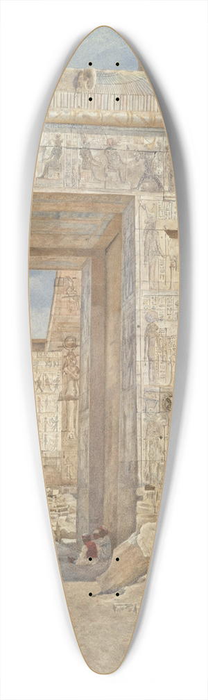 Henry Roderick Newman - Temple on the Island ofPhilae 39.3 inch art pintail longboard deck