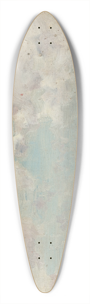 Henry Scott Tuke - A cloudy seascape 39.3 inch art pintail longboard deck