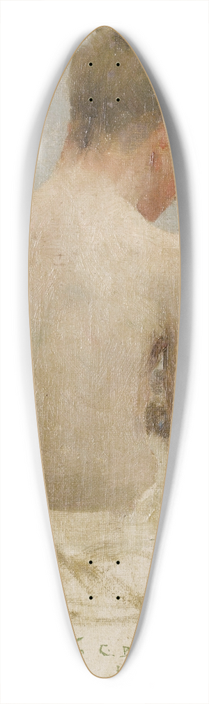 Henry Scott Tuke - Back of a boy bather 39.3 inch art pintail longboard deck