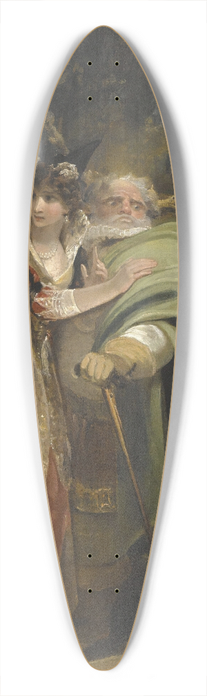 Henry Singleton - Falstaff At Hernes Oak 39.3 inch art pintail longboard deck