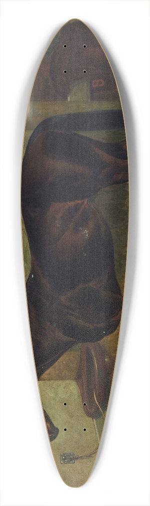 Henry Stull - Hastings in a Stable 39.3 inch art pintail longboard deck