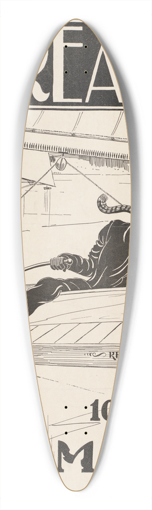 Henry Summer Watson - Recreation, 10 cents, March 39.3 inch art pintail longboard deck