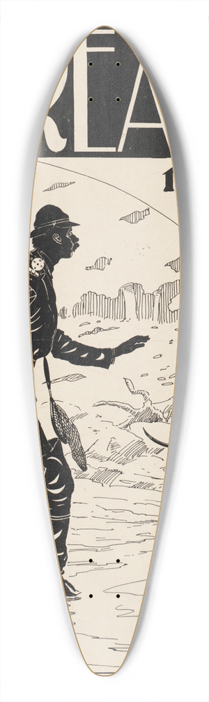 Henry Summer Watson - Recreation, May, 10 39.3 inch art pintail longboard deck