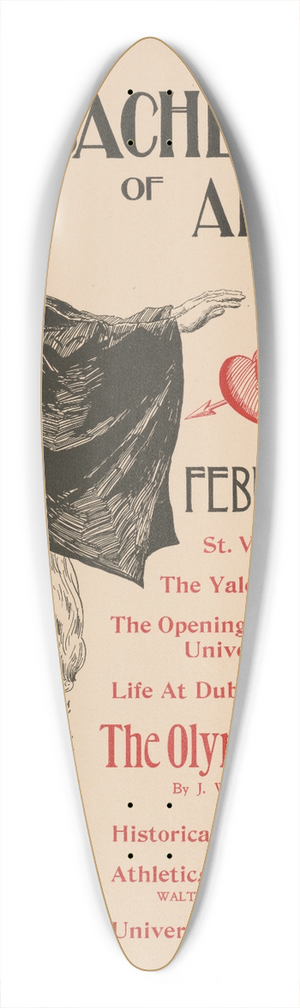 Henry Summer Watson - The Bachelor of Arts for February 39.3 inch art pintail longboard deck