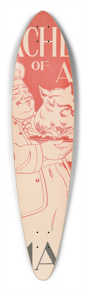 Henry Summer Watson - The Bachelor of Arts for Xmas 96 39.3 inch art pintail longboard deck