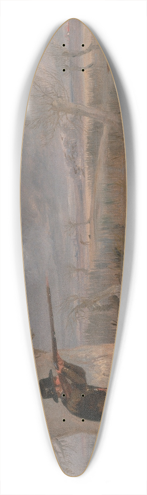 Henry Thomas Alken - Duck Shooting 39.3 inch art pintail longboard deck