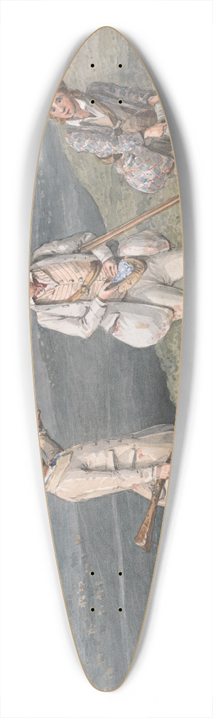 Henry Thomas Alken - Grouse Shooting; The Right Sort 39.3 inch art pintail longboard deck