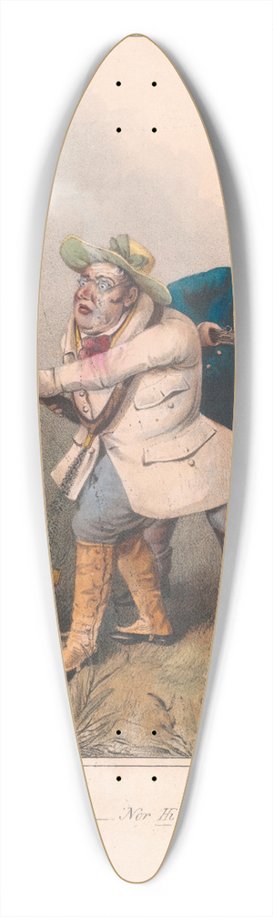 Henry Thomas Alken - Sporting Satirist 39.3 inch art pintail longboard deck