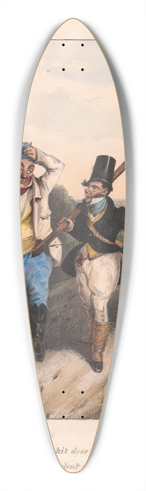Henry Thomas Alken - Sporting Satirist 39.3 inch art pintail longboard deck