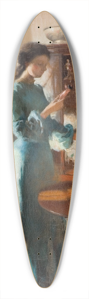 Henry Tonks - The China Cabinet 39.3 inch art pintail longboard deck