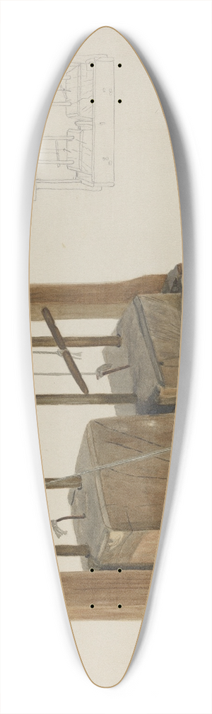 Henry Waldeck - Rat Trap 39.3 inch art pintail longboard deck