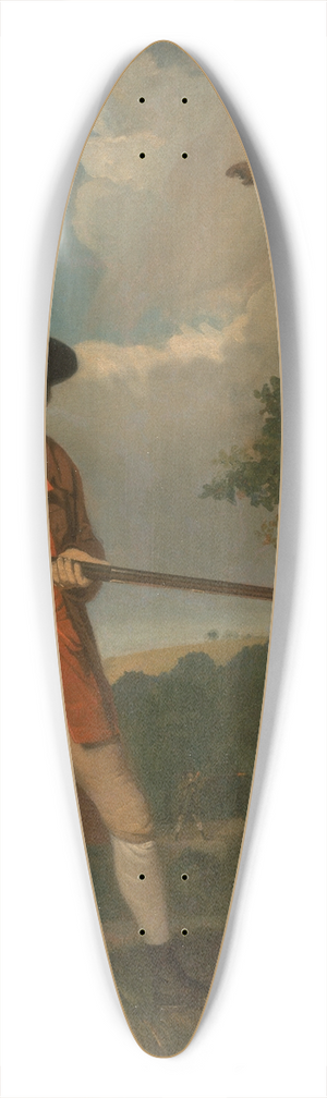 Henry Walton - Portrait of a sportsman, possibly Robert Rayner 39.3 inch art pintail longboard deck